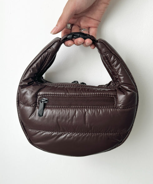 THE NORTH FACE(ザ・ノースフェイス)/ 2WAY 軽量 ミニショルダー  ホーボーバッグ クロスバッグ ハンドバッグ/NEW HOBO BAG MINI | IM1253023 | ダークブラウン