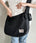 THE NORTH FACE(ザ・ノースフェイス)/A4対応 軽量 大容量 ショルダー ホーボーバッグ/WL HOBO SHOULDER BAG L | IM1253024 | ブラック