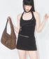 ILLIGO(イリゴ)/大容量 レオパード スタッズ ショルダー トートバッグ/LEOPARD STUD SHOULDER BAG | AT1253026 | ブラウン