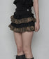 SETUPEXE(セットアップイーエックスイー)/レース フリル チュチュ ティアード ミニ スカパン/TUTU MIX SKRIT PANTS | AT2253028 | レオパード