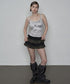 SETUPEXE(セットアップイーエックスイー)/レース フリル チュチュ ティアード ミニ スカパン/TUTU MIX SKRIT PANTS | AT2253028 | グリーン系カモフラージュ