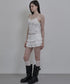 SETUPEXE(セットアップイーエックスイー)/レース フリル チュチュ ティアード ミニ スカパン/TUTU MIX SKRIT PANTS | AT2253028 | ホワイト