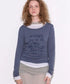 ROCKCAKE(ロックケーキ)/シアー ロゴ ラウンドネック トップス/Funk Mesh Top | AT2253035 | チャコールグレー