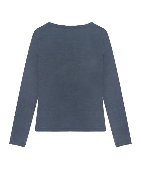 ROCKCAKE(ロックケーキ)/シアー ロゴ ラウンドネック トップス/Funk Mesh Top | AT2253035 | チャコールグレー