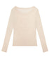 ROCKCAKE(ロックケーキ)/シアー ロゴ ラウンドネック トップス/Funk Mesh Top | AT2253035 | クリーム