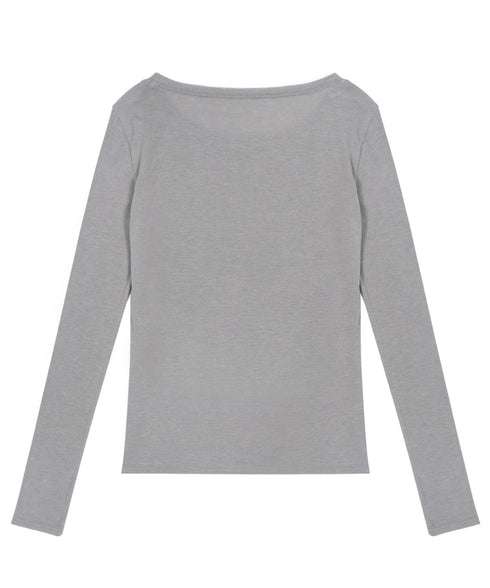 ROCKCAKE(ロックケーキ)/シアー ロゴ ラウンドネック トップス/Funk Mesh Top | AT2253035 | グレー