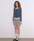 ROCKCAKE(ロックケーキ)/シアー ロゴ ラウンドネック トップス/Funk Mesh Top | AT2253035 | チャコールグレー