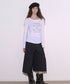 ROCKCAKE(ロックケーキ)/シアー ロゴ ラウンドネック トップス/Funk Mesh Top | AT2253035 | アイボリー