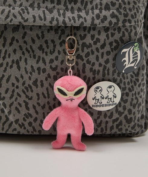 HOODHOOD(フッドフッド)/エイリアン キーホルダー キーリング チャーム/Alien key ring | AT6253038 | ピンク