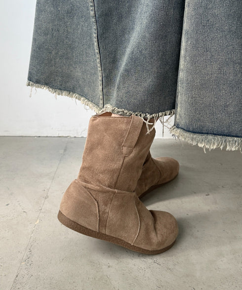 フェイクスウェードショートブーツ | CL3256015 | ベージュ