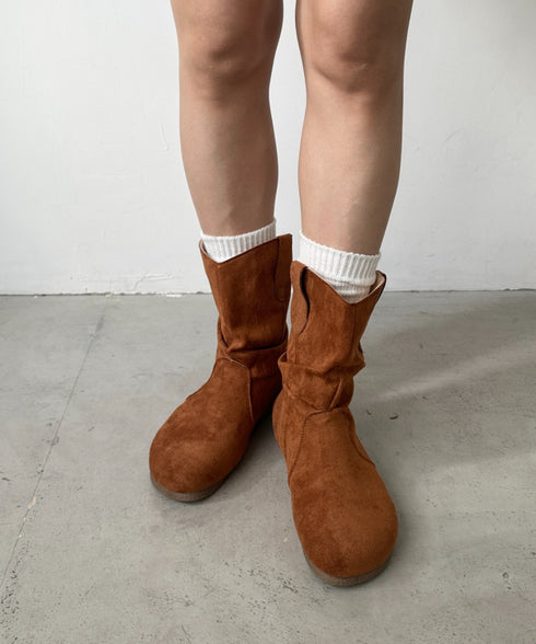 フェイクスウェードショートブーツ | CL3256015 | キャメル
