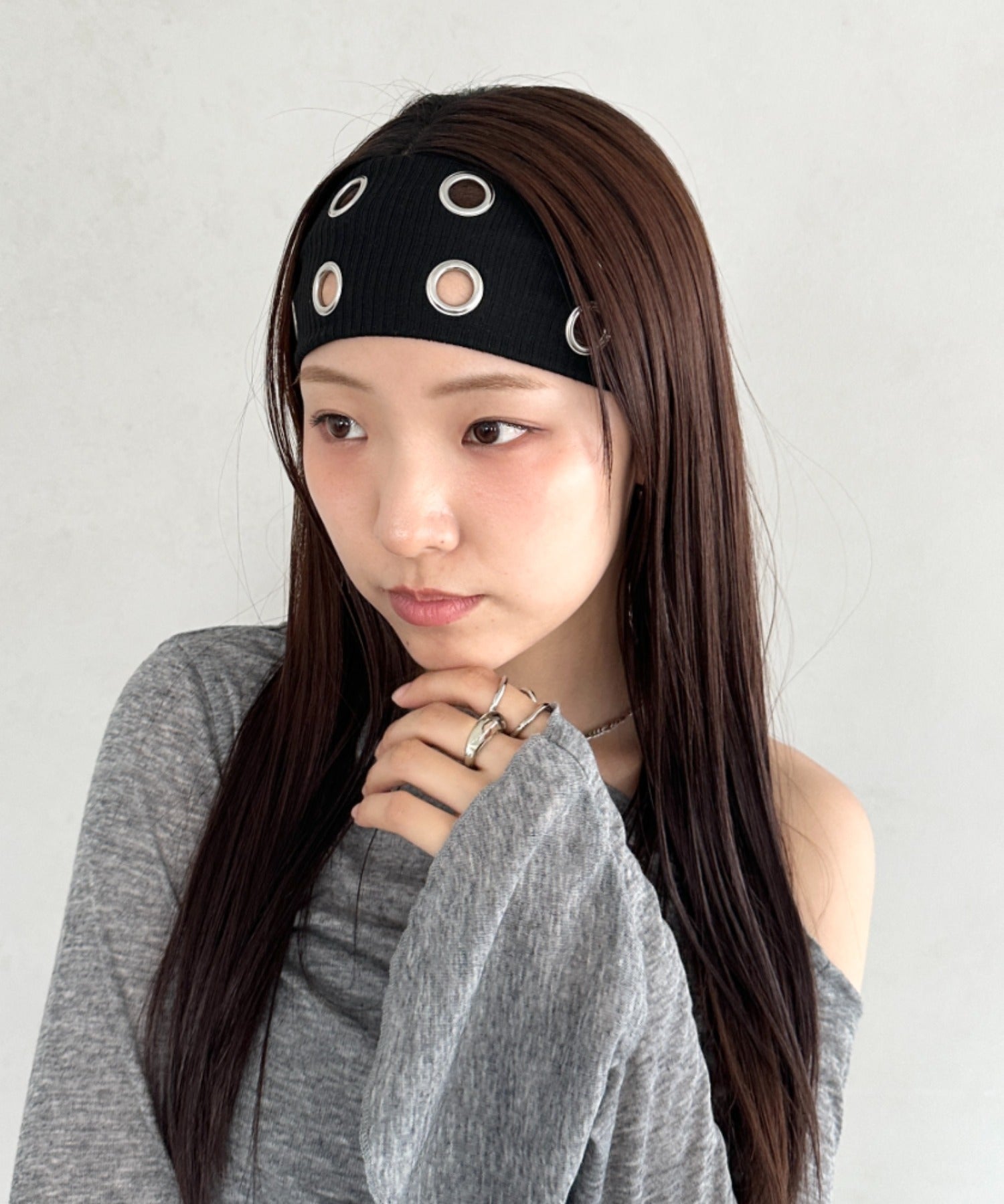 ヘアバンド アイレットヘアバンド | BA6256009 | ブラック – Outfitter lab