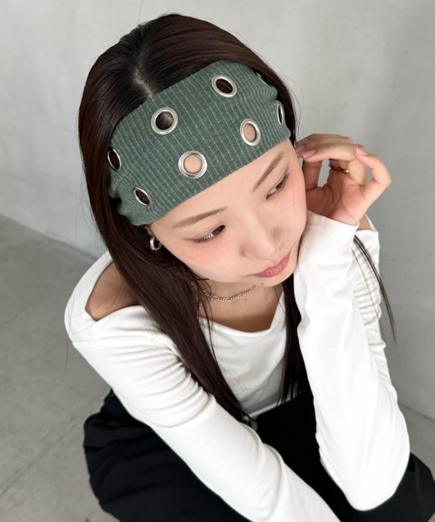 moontreeplanet ヘアターバン moontreeplanet ヘアターバン MOON TREE PLANET Knit band black 7,500