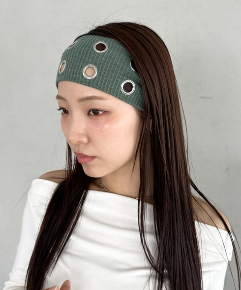 アイレットヘアバンド | BA6256009 | ダークグリーン