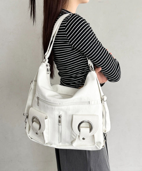 ダブルポケット3wayショルダーバッグ | BA1256010 | ホワイト