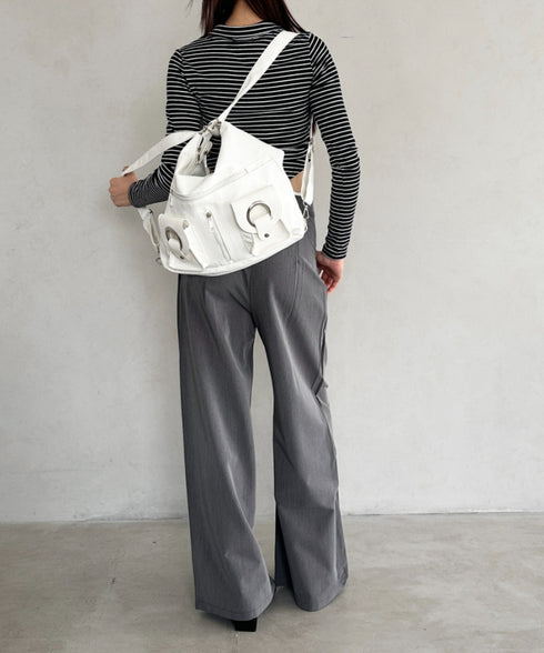 ダブルポケット3wayショルダーバッグ | BA1256010 | ホワイト