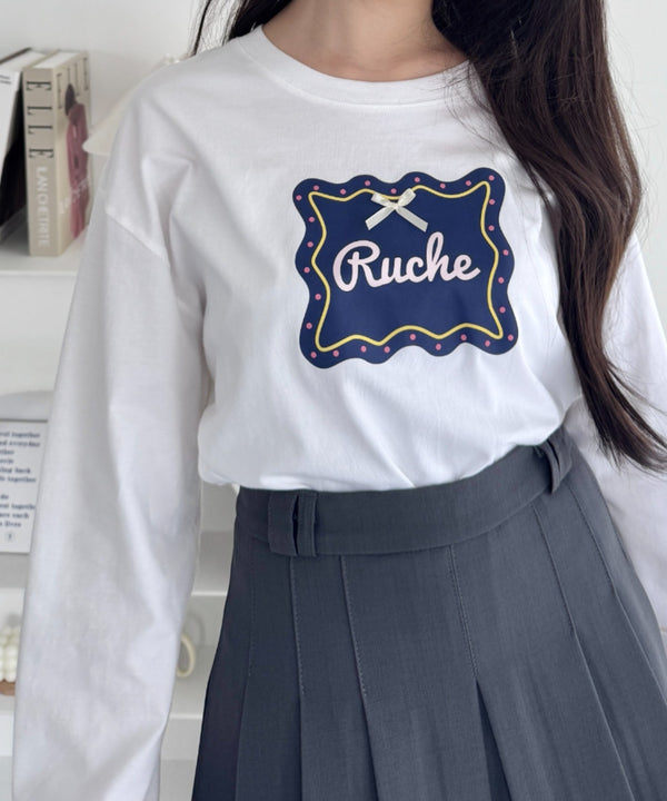 ウェーブロゴリボンTシャツ | SL2256057 | ホワイト系その他
