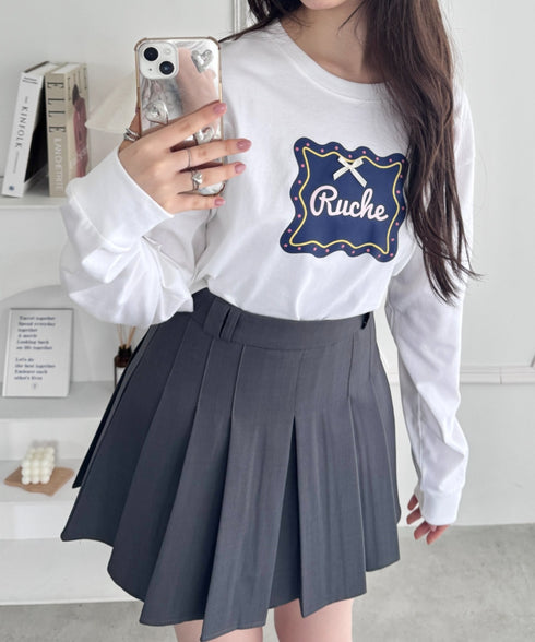 ウェーブロゴリボンTシャツ | SL2256057 | ホワイト系その他