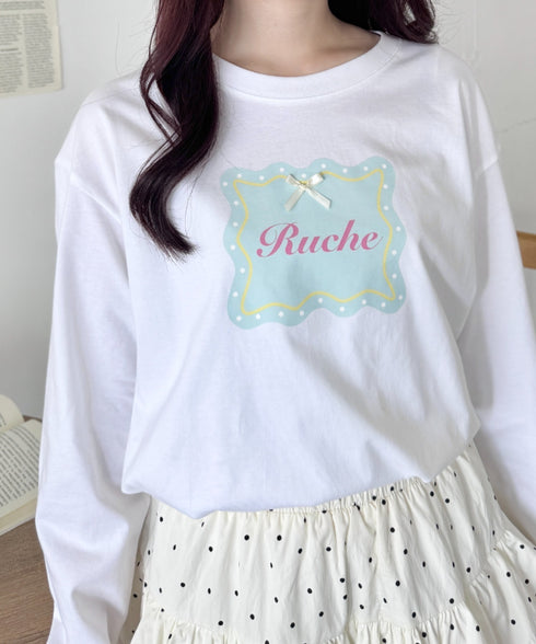 ウェーブロゴリボンTシャツ | SL2256057 | ホワイト