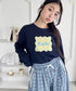 ウェーブロゴリボンTシャツ | SL2256057 | ダークネイビー