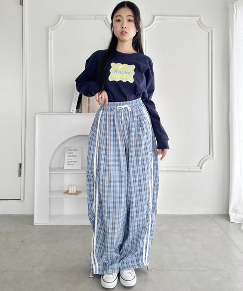 ウェーブロゴリボンTシャツ | SL2256057 | ダークネイビー