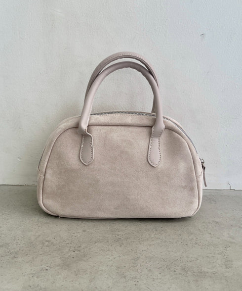 スウェードライクミニボストンバッグ | SL1256061 | アイボリー