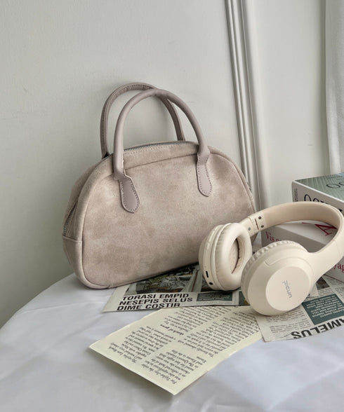 スウェードライクミニボストンバッグ | SL1256061 | アイボリー