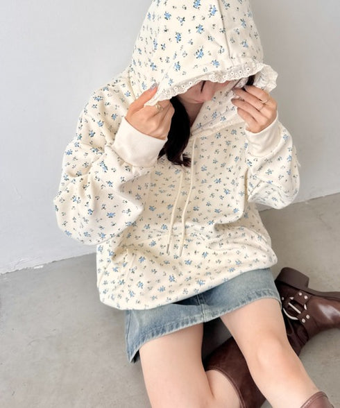 小花柄フーディートップス | SL2256074 | アイボリー