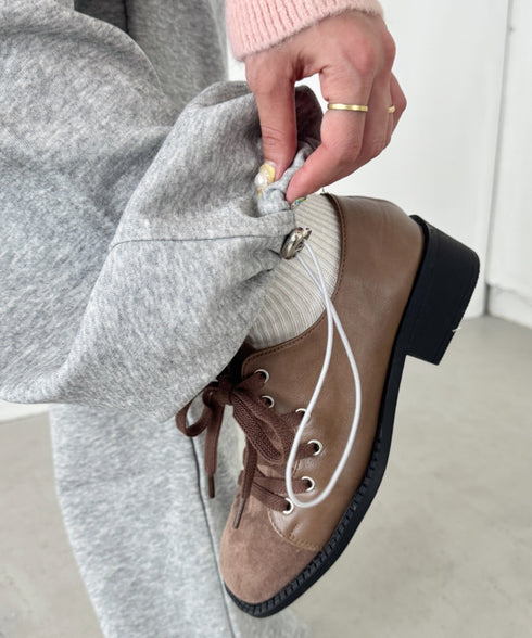 ウエストチュールレーススウェットパンツ | SL2256076 | グレー