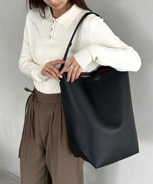 通勤通学にお勧め　PUバケツトートバッグ | MD1253033 | ブラック