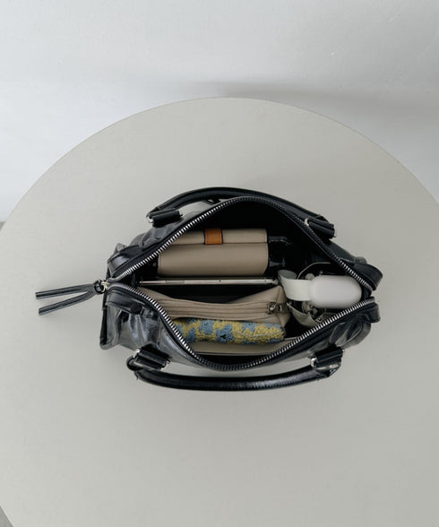 アンティークPUボストンバッグ | CL1256023 | ブラック