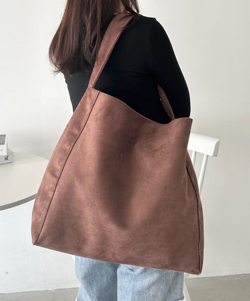 【A4サイズ対応】スエードライクトートバッグ | CL1256024 | ブラウン