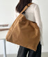 【A4サイズ対応】スエードライクトートバッグ | CL1256024 | キャメル