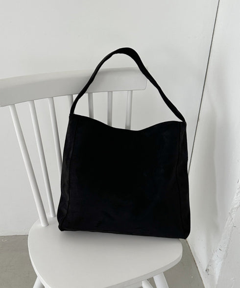 【A4サイズ対応】スエードライクトートバッグ | CL1256024 | ブラック