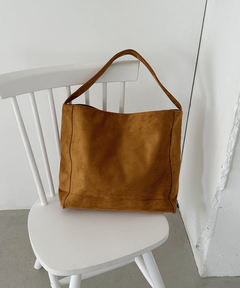 【A4サイズ対応】スエードライクトートバッグ | CL1256024 | キャメル