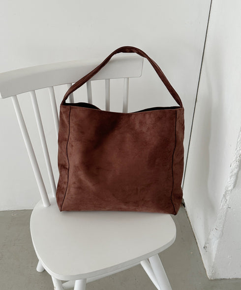 【A4サイズ対応】スエードライクトートバッグ | CL1256024 | ブラウン