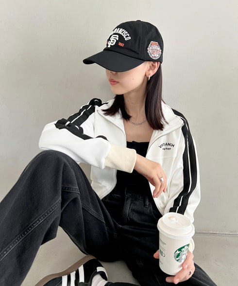 MLB KOREA(エムエルビーコリア)/ヴィンテージ 刺繍 ロゴパッチ メジャーリーグ ベースボール キャップ 帽子/Vintage Cooperstown Patch Unstruck Ball Cap | AT5253044 | ブラック系その他