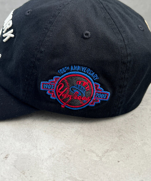 MLB KOREA(エムエルビーコリア)/ヴィンテージ 刺繍 ロゴパッチ メジャーリーグ ベースボール キャップ 帽子/Vintage Cooperstown Patch Unstruck Ball Cap | AT5253044 | ブラック