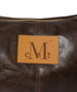 MUCENT(ムセント)/軽量 ゴールドライン ショルダー トートバッグ/MERIN GOLD LINE LEATHER SHOULDER BAG | AT1253047 | ブラウン