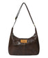 MUCENT(ムセント)/軽量 ゴールドライン ショルダー トートバッグ/MERIN GOLD LINE LEATHER SHOULDER BAG | AT1253047 | ブラウン