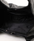 MUCENT(ムセント)/ロゴパッチ ショルダー トートバッグ/PEE MIDDLE STITCH LEATHER TOTE BAG | AT1253048 | ブラック