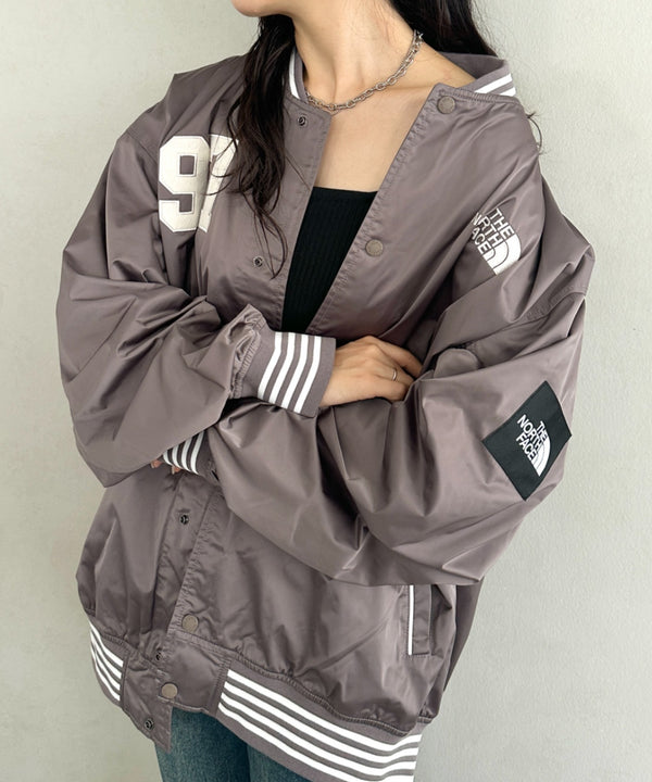 THE NORTH FACE(ザ・ノースフェイス)/ロゴ刺繍 ワッペン スタジャン ジャケット/SPORTY BOMBER JACKET | IM2253061 | ブラウン