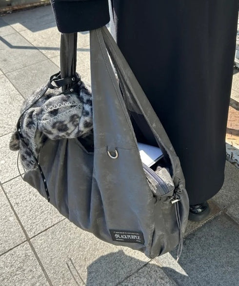 BLACK PURPLE(ブラックパープル)/大容量 マーメイド ショルダー トートバッグ/Mermaid Vicky Bag | AT1253053 | チャコールグレー