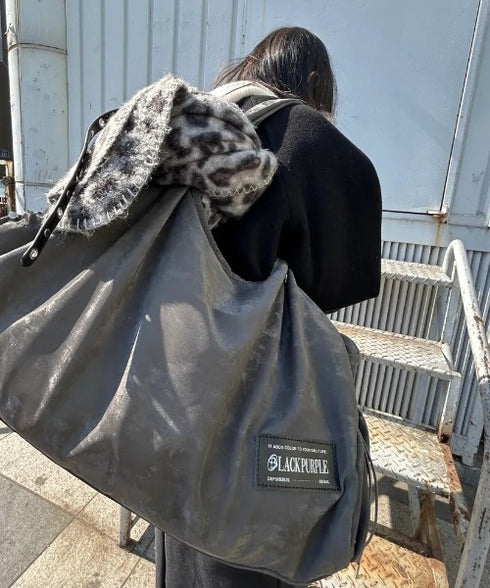 BLACK PURPLE(ブラックパープル)/大容量 マーメイド ショルダー トートバッグ/Mermaid Vicky Bag | AT1253053 | チャコールグレー