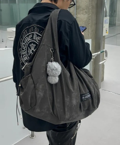 BLACK PURPLE(ブラックパープル)/大容量 マーメイド ショルダー トートバッグ/Mermaid Vicky Bag | AT1253053 | チャコールグレー