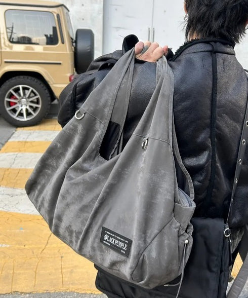 BLACK PURPLE(ブラックパープル)/大容量 マーメイド ショルダー トートバッグ/Mermaid Vicky Bag | AT1253053 | チャコールグレー