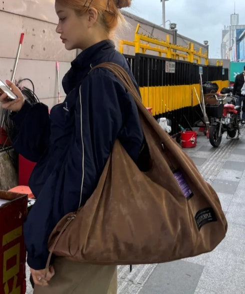 BLACK PURPLE(ブラックパープル)/大容量 マーメイド ショルダー トートバッグ/Mermaid Vicky Bag | AT1253053 | ブラウン