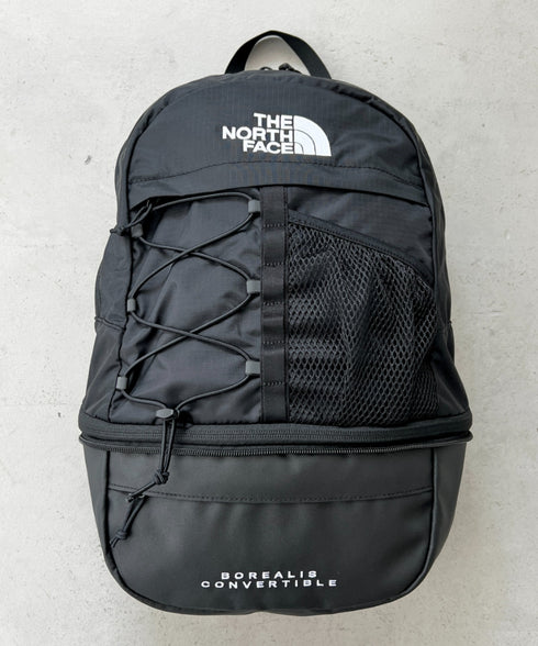 日本未発売 THE NORTH FACE(ザ・ノースフェイス)/2WAY A4サイズ収納 大容量 リュック バックパック ヒップサック/BOREALIS CONVERTIBLE PACK | IM1253059 | ブラック