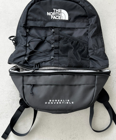 日本未発売 THE NORTH FACE(ザ・ノースフェイス)/2WAY A4サイズ収納 大容量 リュック バックパック ヒップサック/BOREALIS CONVERTIBLE PACK | IM1253059 | ブラック