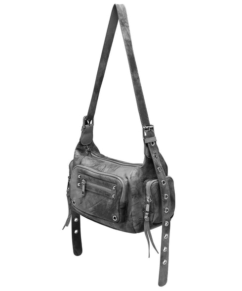 BLACK PURPLE(ブラックパープル)/3WAY 軽量 ショルダー トート クロスバッグ/Marco Bag | AT1253055 | グレー